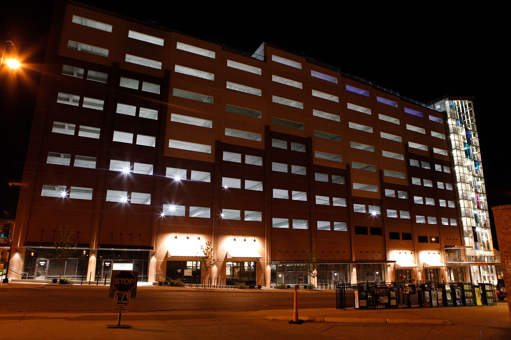 The Fifth and Walnut parking garage